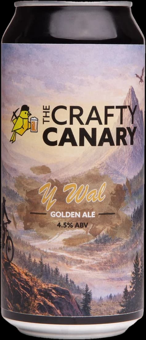 Y Wal Golden Ale can