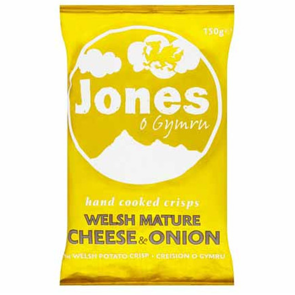 Jones Crisps - Welsh Mature Cheese & Onion - 150g