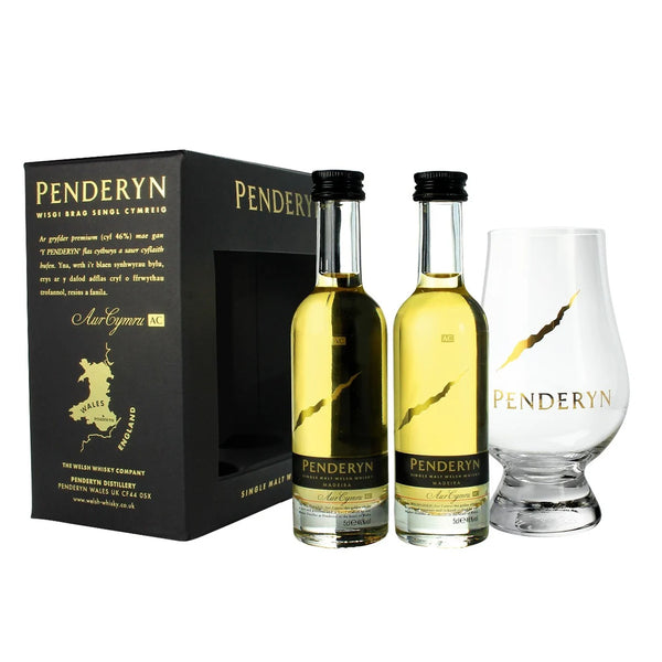 Penderyn - Tasting Pack Gift Set, 2 x 5cl & Glass